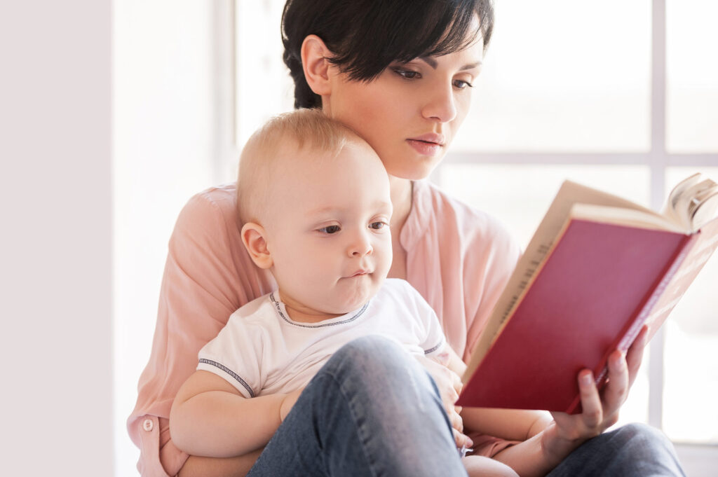 Family reading image