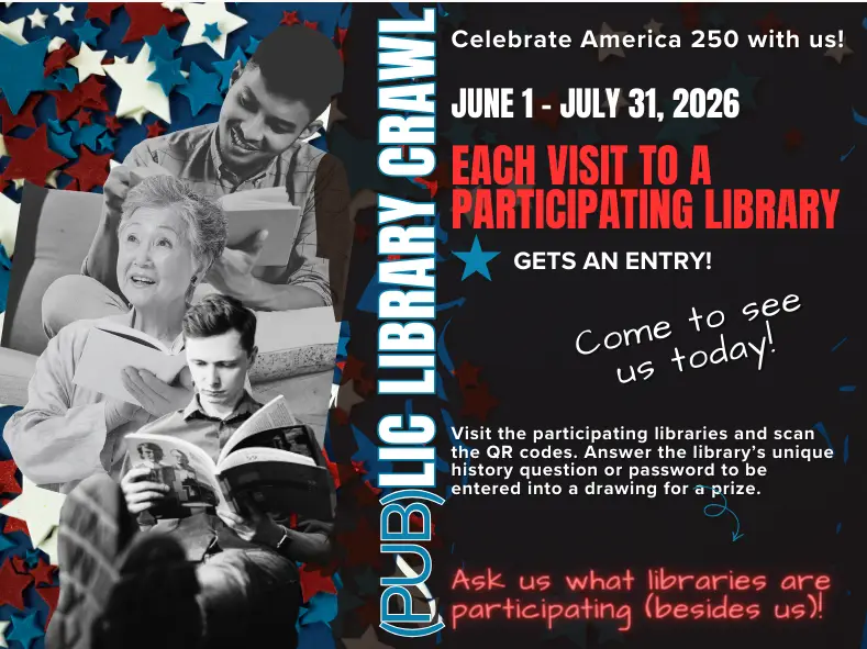 Library Crawl June 1 to July 31